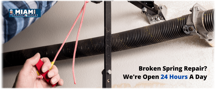 Broken Garage Door Spring Repair Miami FL